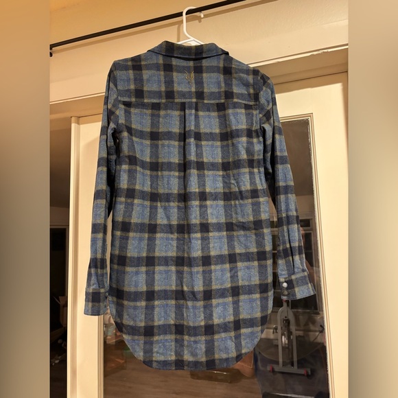 Ibex Plaid Women's snap up shirt size xs - Picture 2 of 7